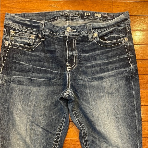 Miss Me Dark Blue Skinny Jeans - Picture 2 of 5